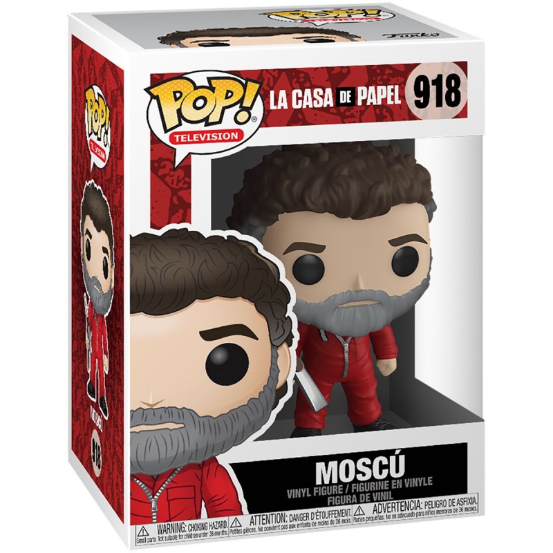 Funko POP! Television 918: La Casa de Papel - Moscow Vinyl Figure